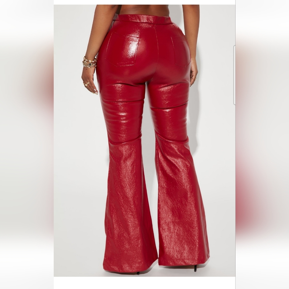 Fashion Nova Faux Leather Pants - Picture 2 of 8